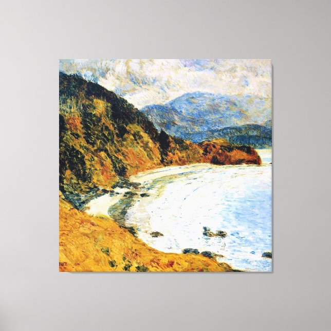 Toile Hassam - Ecola Beach, Oregon (Recto)