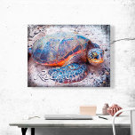 Toile Hawaii Honi Sea Turtle Gros plan Photo Détente Scr<br><div class="desc">"Relax." Les tortues de mer savent certainement se détendre au soleil. Revenez aux brises chaudes des îles Hawaiiennes chaque fois que vous regardez cette étonnante toile photo de tortue de mer rapprochée. Fait un grand cadeau pour quelqu'un de spécial! Vous pouvez facilement personnaliser cet art mural plus je propose également...</div>