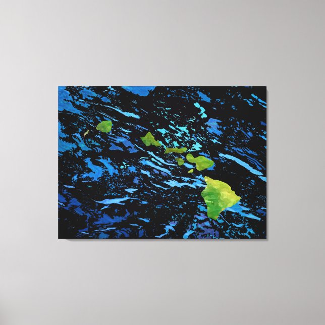 Toile Hawaiian Islands Abstrait Art Canvas Imprimer (Recto)