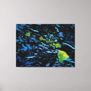 Toile Hawaiian Islands Abstrait Art Canvas Imprimer