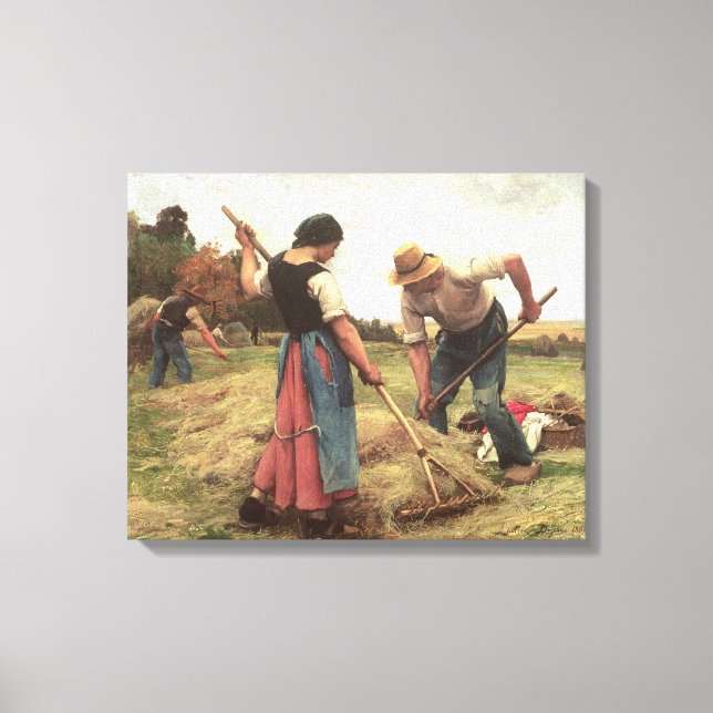 Toile Haymaking, 1880 (Recto)