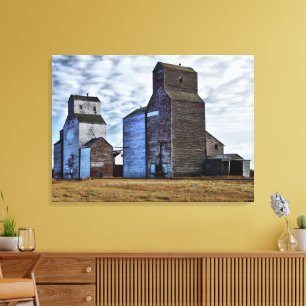Toile HDR Automne Prairie Sentinels Stretch Canvas Impri