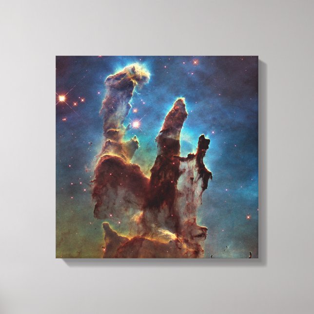 Toile HDR Eagle Nebula Piliers de la Création (Recto)
