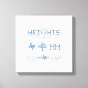 Toile Heights Design Collection, Carreaux Bleus, Houston