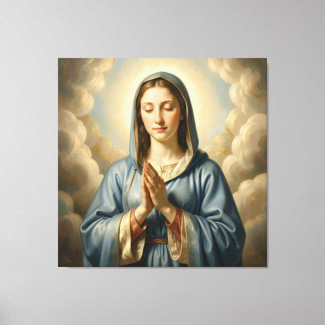 Toile Heilige Mutter Gottes – Göttliche Liebe & Schutz (Recto)