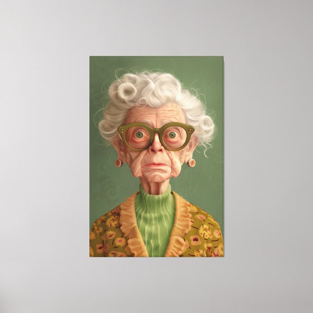 Toile Hein ? Portrait Grandma (Recto)