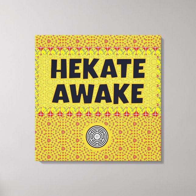 Toile Hekate Awake Strophalos Iynx Sceau clé Sigile (Recto)