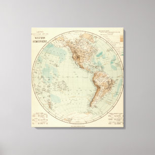 Toile Hémisphère de l'ouest 7