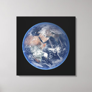 Toile Hémisphère Est Sur La Planète Terre.