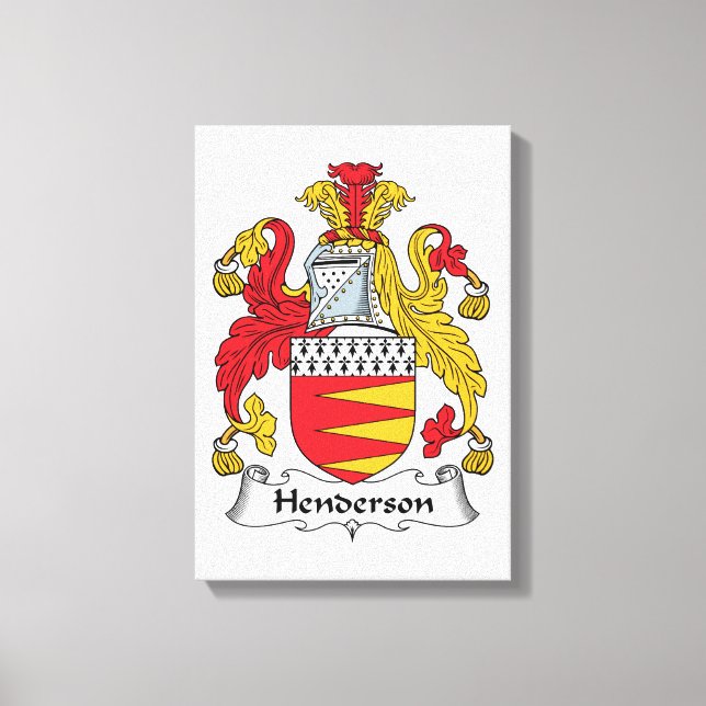 Toile Henderson Family Crest (Recto)