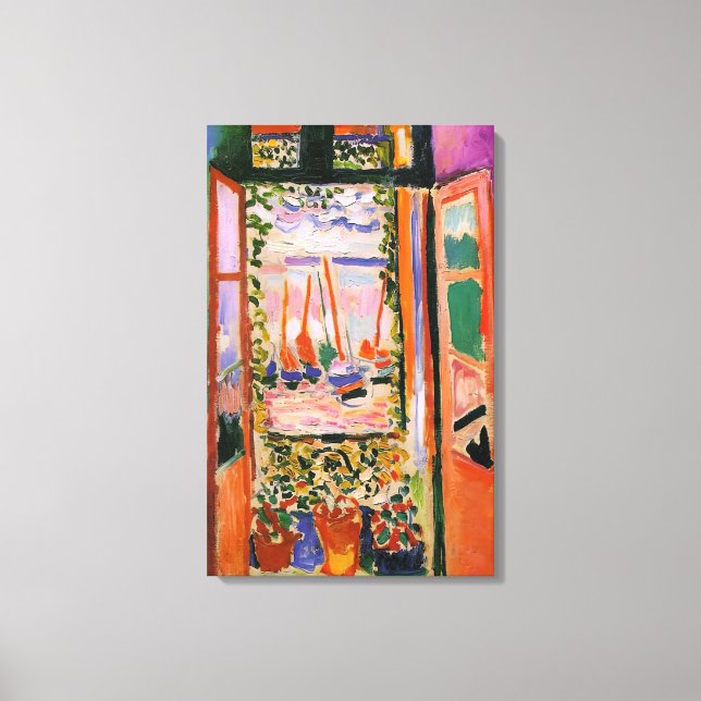 Toile Henri Matisse - OPEN WINDOW COLLIOURE 1905 (Recto)