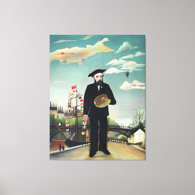 Toile Henri Rousseau art style (Recto)