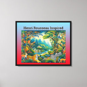 Toile Henri Rousseau Inspiré