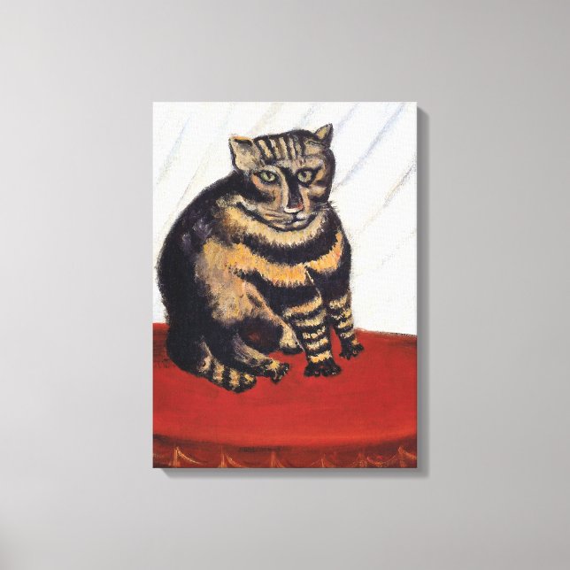 Toile Henri Rousseau - Le Chat Tigre (Recto)