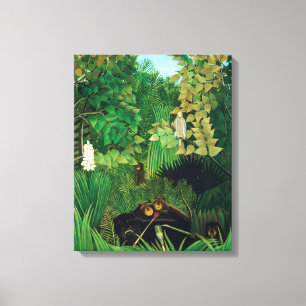 Toile Henri Rousseau - Les Joyeux Farceurs