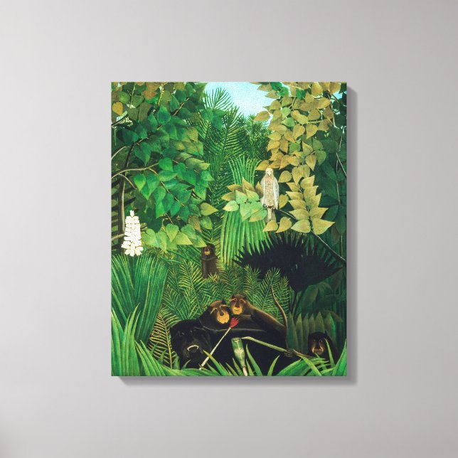 Toile Henri Rousseau - Les Joyeux Farceurs (Recto)