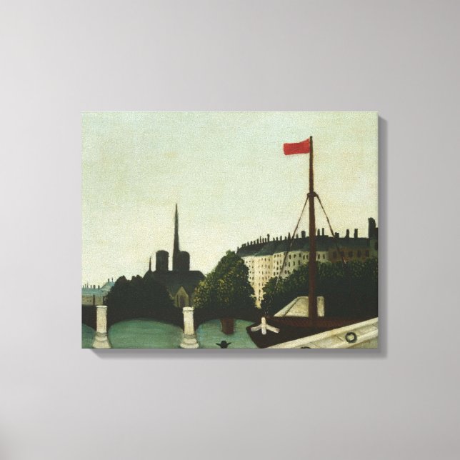 Toile Henri Rousseau - Notre-Dame (Recto)