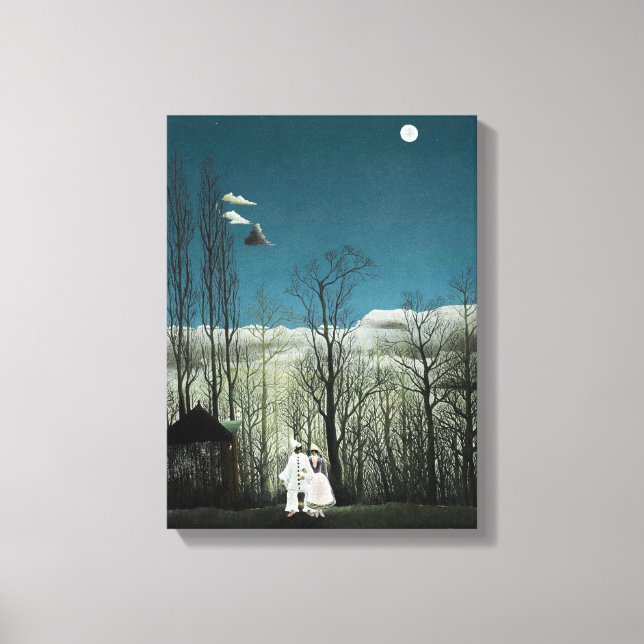 Toile Henri Rousseau - Soirée Carnaval (Recto)