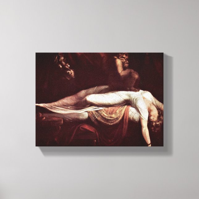 Toile Henry Fuseli - Le cauchemar (Recto)