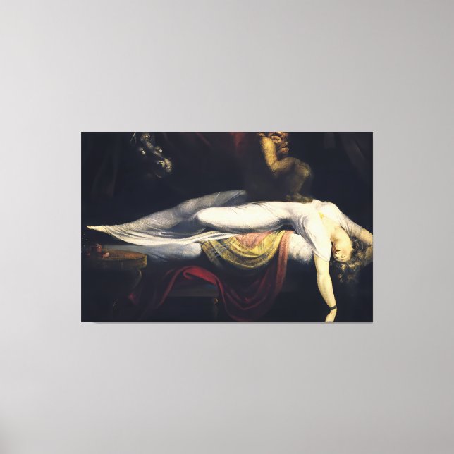 Toile Henry Fuseli Le Cauchemar (Recto)