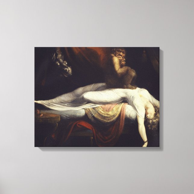 Toile Henry Fuseli - Le cauchemar (Recto)