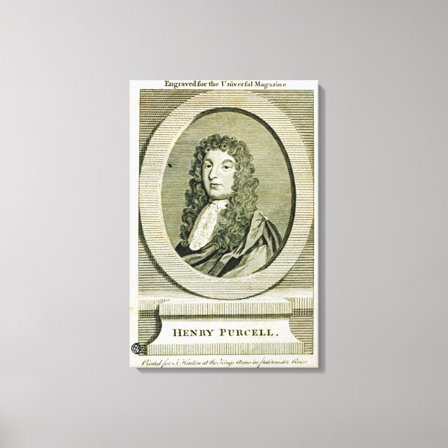Toile Henry Purcell, (Recto)