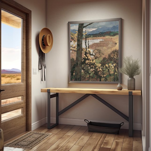 Toile Herbst et Chiemsee | Leo Putz Paysage Art (Créateur téléchargé)