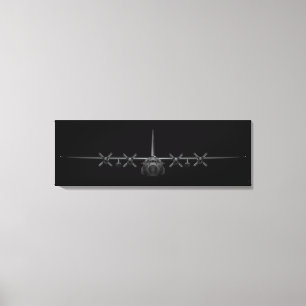 Toile Héros Chrome noir