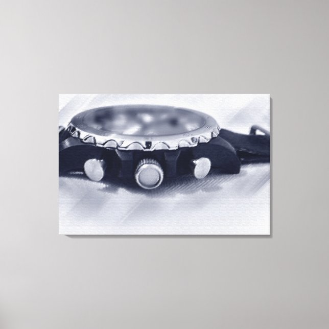 Toile heure bleue pastel (Recto)