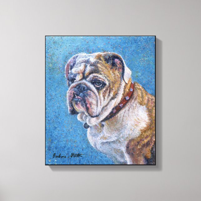 Toile "Heureux ?" (Recto)