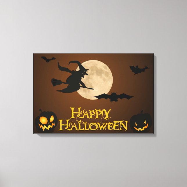 TOILE "HEUREUX HALLOWEEN" TÉMOIN VOL (Recto)
