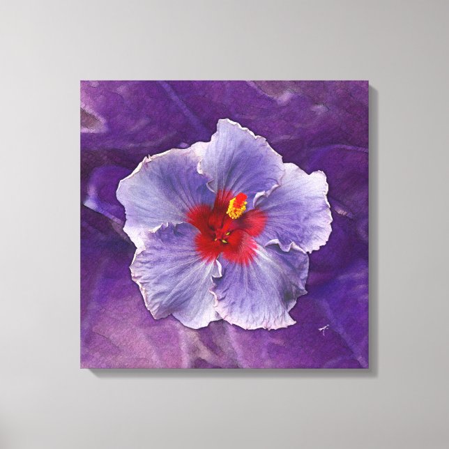 Toile Hibiscus de Lilac (Recto)