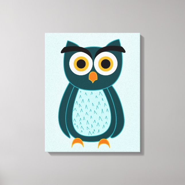 Toile hibou (Recto)