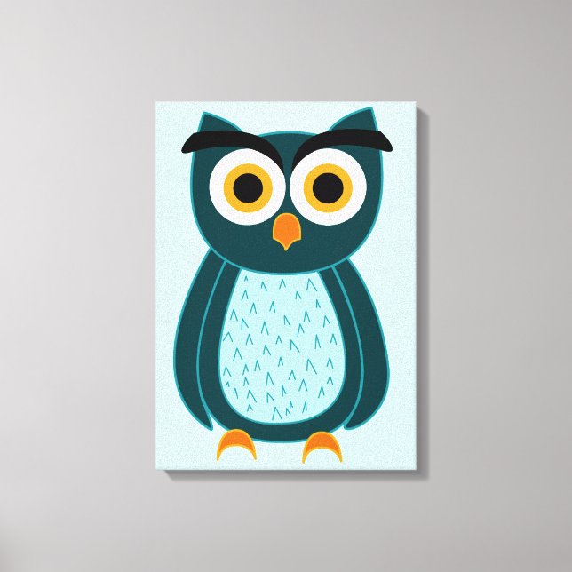 Toile hibou (Recto)