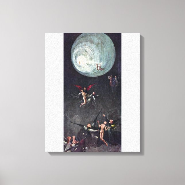 Toile Hieronymus Bosch - Ascent du bienheureux (Recto)