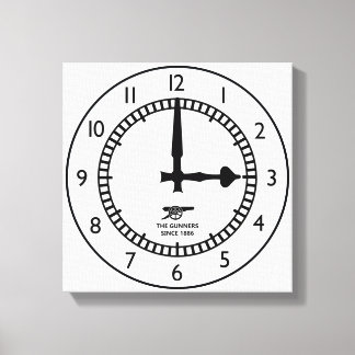 Toile Highbury Horloge Fin 15h Début Gunners