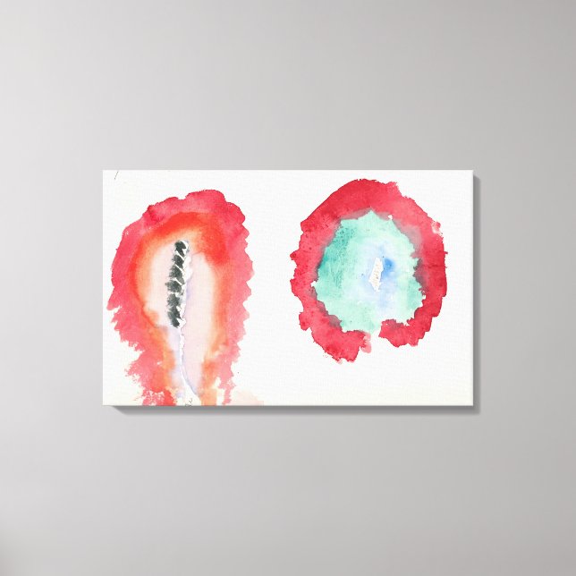 Toile Hilma af Klint - BLÉ ET BOIS DE MER 1922 (Recto)