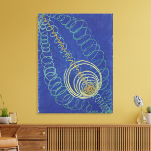 Toile Hilma Af Klint, Chaos Primordial No16 Art Abstrait