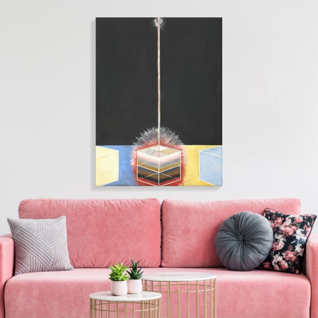 Toile Hilma Af Klint, La Colombe n°2, Art abstrait (Insitu(Salon))