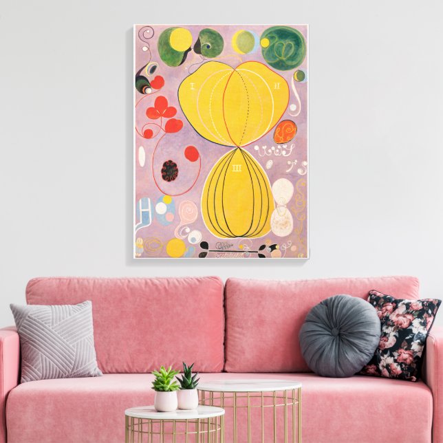 Toile Hilma Af Klint, La Dix Plus Grande No7, Art Abstra (Insitu(Salon))