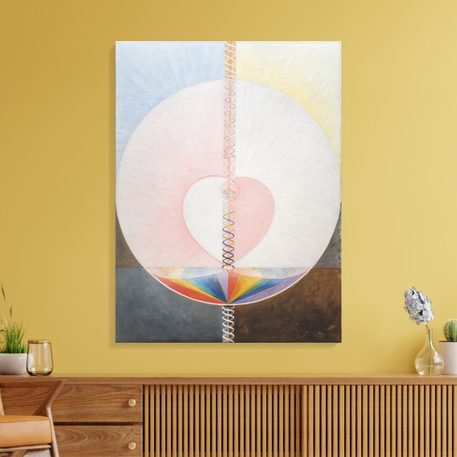 Toile Hilma Af Klint, La Dove No.25, Art Abstrait (Insitu(Salon))