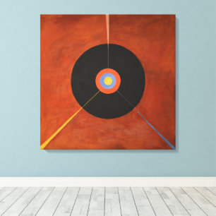 Toile Hilma Af Klint, Le Cygne n°18, Art abstrait