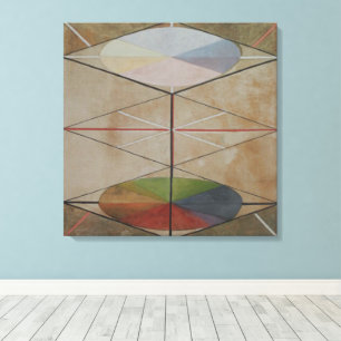 Toile Hilma Af Klint, Le Cygne No.23, Art Abstrait