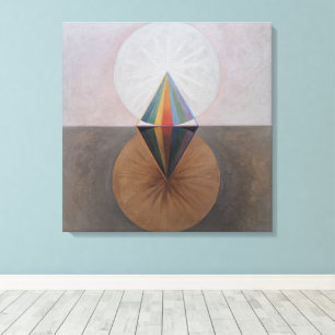 Toile Hilma Af Klint, Le Swan No.12, Art Abstrait