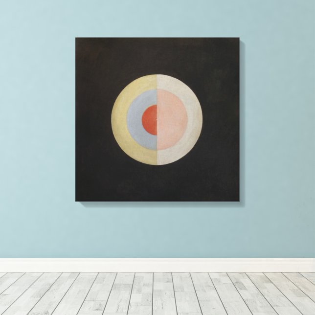 Toile Hilma Af Klint, Le Swan No.16, Art Abstrait (Insitu (Plancher de Bois))