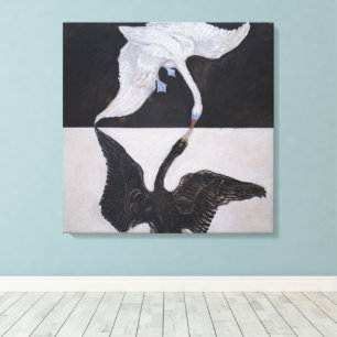 Toile Hilma Af Klint, Le Swan No.1, Art Abstrait