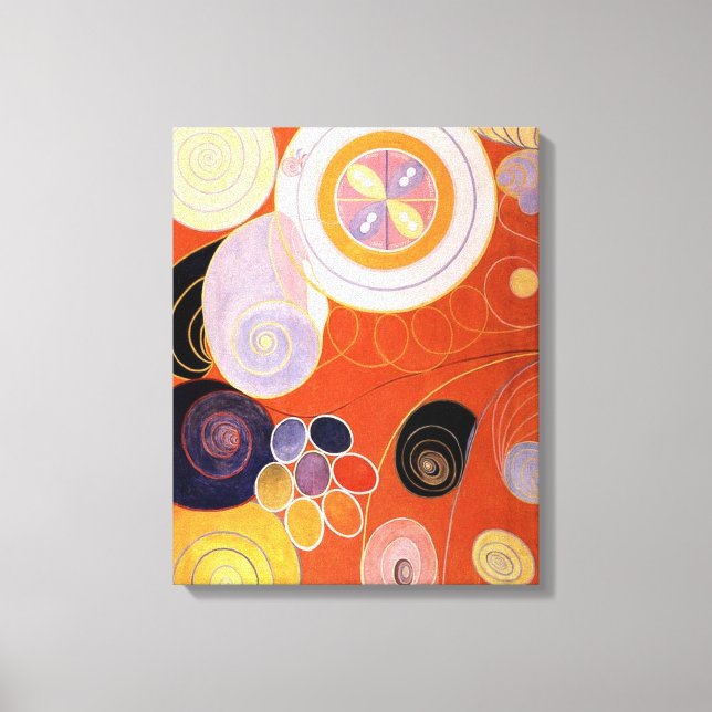 Toile Hilma af Klint - Les dix plus grandes, n° 4 (Recto)