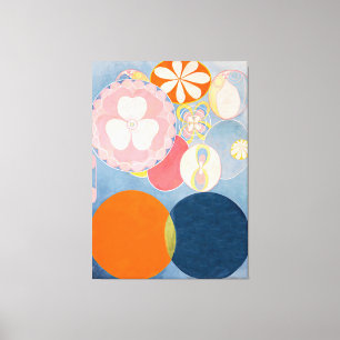 Toile Hilma af Klint - Les dix plus grandes, no 2, Enfan