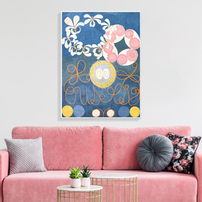 Toile Hilma Af Klint, Les Dix Plus Grands N°1, Art Abstr (Insitu(Salon))