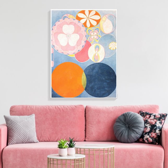 Toile Hilma Af Klint, Les Dix Plus Grands N°2, Art Abstr (Insitu(Salon))